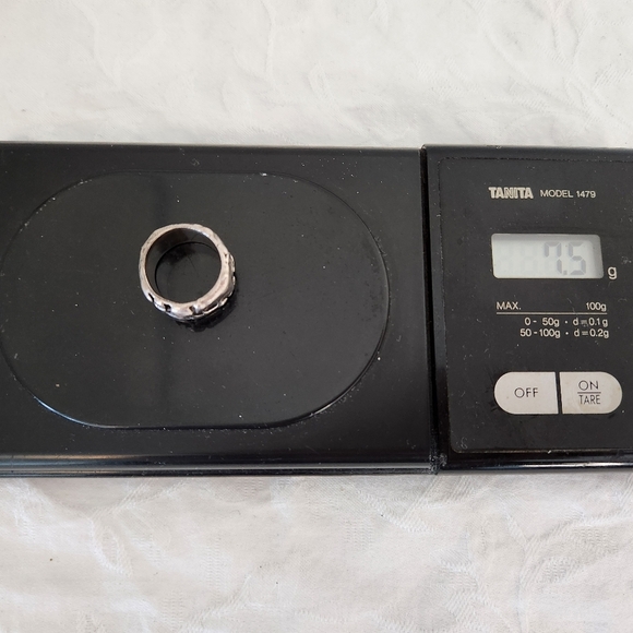 Vintage 50s Silver Pinky Ring - Picture 7 of 7